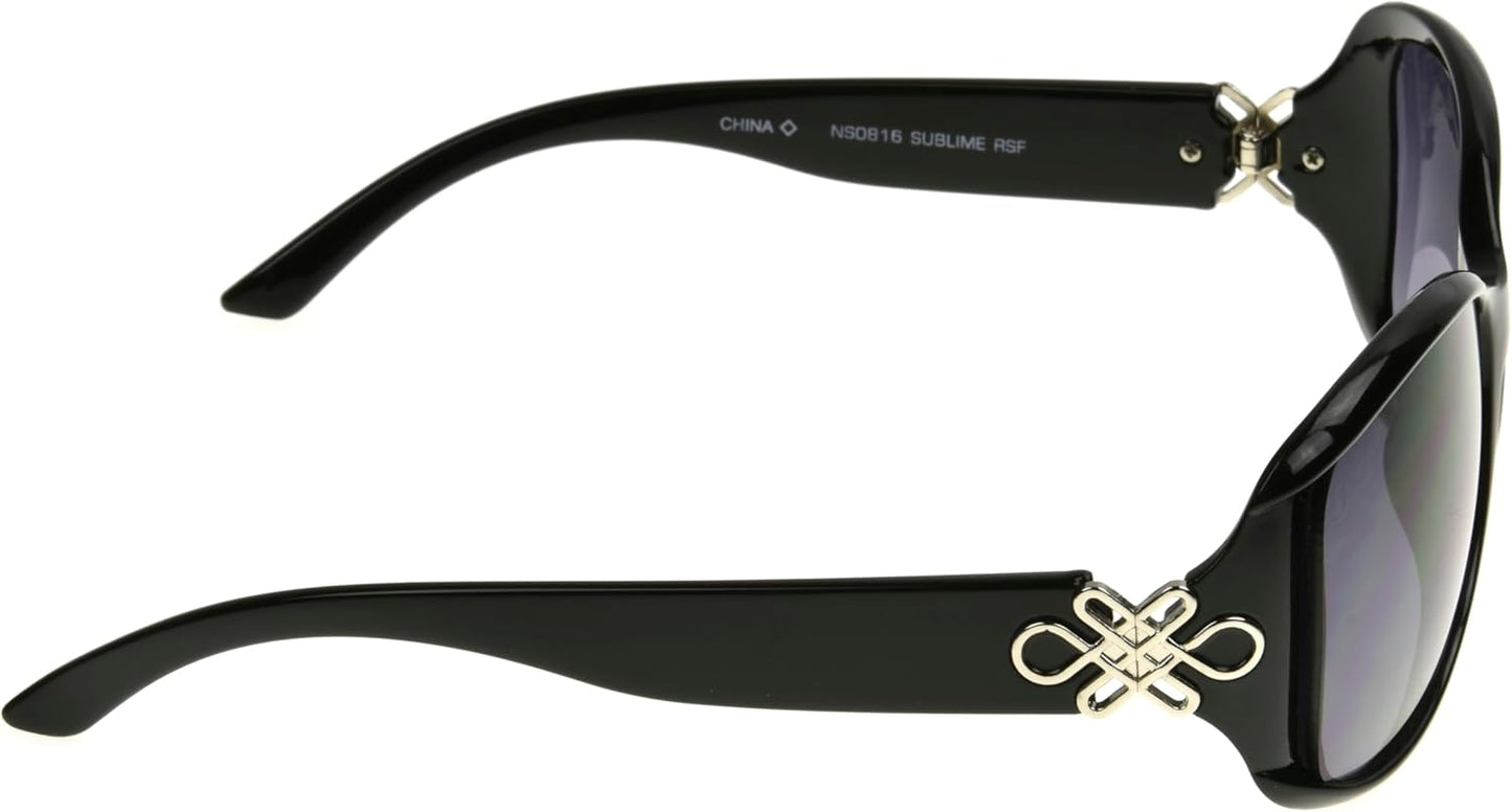 Foster Grant Womens Sublime Sunglasses, Black, 57mm US