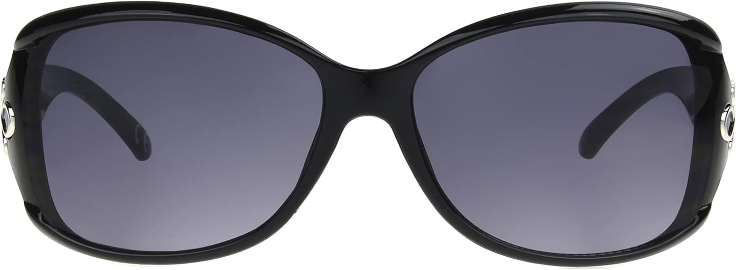 Foster Grant Womens Sublime Sunglasses, Black, 57mm US