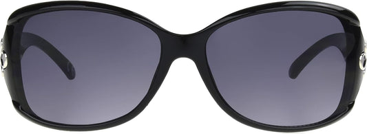 Foster Grant Womens Sublime Sunglasses, Black, 57mm US