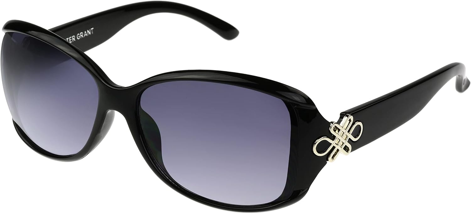 Foster Grant Womens Sublime Sunglasses, Black, 57mm US