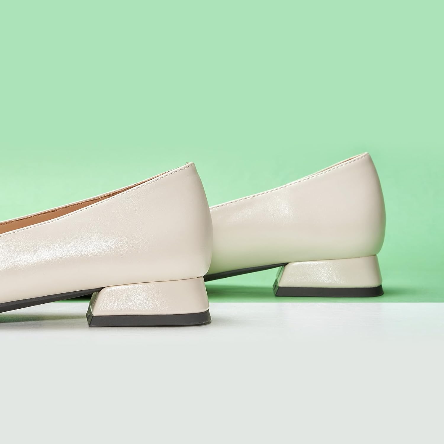 C.Paravano Flats Women | Womens Dress Shoes | Ballet Shoes for Women | Square Toe | Casual Shoes